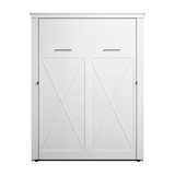 Murphy Bed Pure White Oak, Full Size
