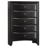 Briana 5-piece Eastern King Bedroom Set Black