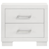 Jessica 2-drawer Nightstand Snow White