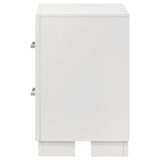 Jessica 2-drawer Nightstand Snow White