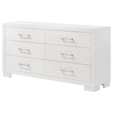 Jessica 6-drawer Dresser Snow White
