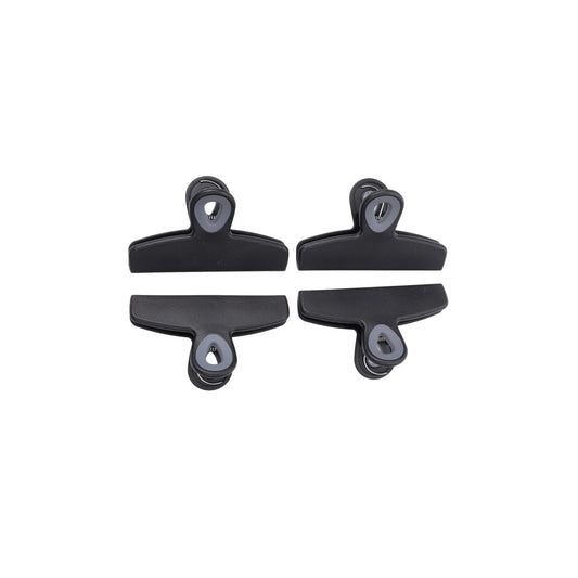 4-Piece Bag Clip Set, Black