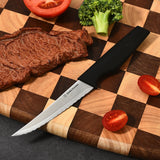 4-Piece Steak Knife Set - High Carbon Stainless Steel Serrated Blades with Ergonomic Handles, 4.5” Premium Kitchen Knives for Dining
