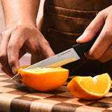 2-Piece Utility Knife Set - High Carbon Stainless Steel Blades with Ergonomic Handles, Matching Blade Guards