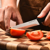 2-Piece Utility Knife Set - High Carbon Stainless Steel Blades with Ergonomic Handles, Matching Blade Guards