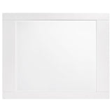 Felicity 4-piece Eastern King Bedroom Set White High Gloss