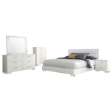 Felicity 5-piece Queen Bedroom Set White High Gloss