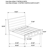 Felicity 5-piece Queen Platform Bedroom Set White