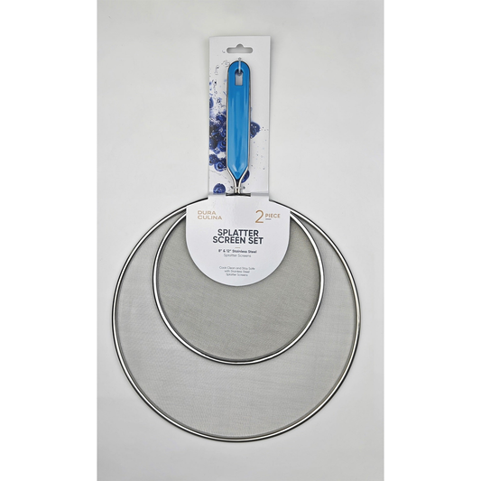 2-Piece Splatter Screen Set(Blue)