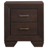 Kauffman 4-Piece Eastern King Bedroom Set Dark Cocoa