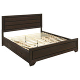 Kauffman 5-Piece California King Bedroom Set Dark Cocoa