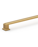 DESIGN2044 Heavy-Duty Transitional Handles for White Cabinets & Shaker Drawers | 3-3/4" Cabinet Pulls, Brushed Gold