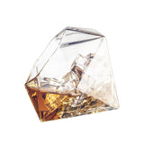 Diamond Whiskey Decanter - 2 Diamond Glasses (750 ML DECANTER)