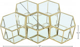 Sei Glass Modular Coffee Table with Mirrored Base - Elevate Your Space with Stylish Versatility!