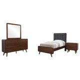 Robyn 5-piece Twin Bedroom Set Dark Walnut