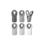 10-Piece Magnetic Bag Clip Set, Greys