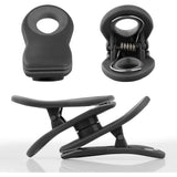10-Piece Magnetic Bag Clip Set, Black