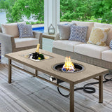 Aluminum Propane Fire Pit Table, 47" 50,000 Btu