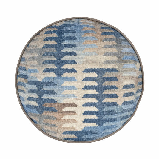 Navajo Navy Foot Pouf