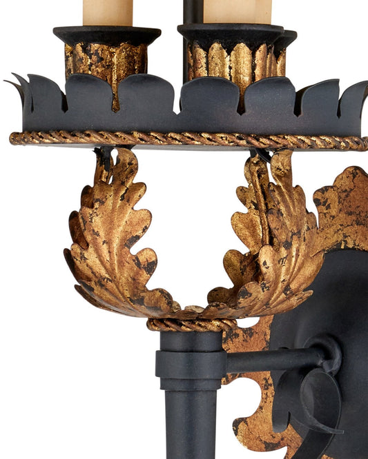 The Duke Gold Wall Sconce