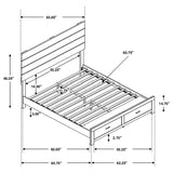 Brantford 4-Piece Queen Bedroom Set Barrel Oak