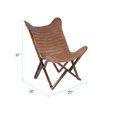 Leather Sling Chair