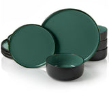 Kook Somerset Ceramic Dinnerware Set, 12-Piece