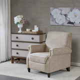 Push Back Recliner Lounge Chair, Sand *