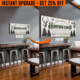 Upgrade Your 20x10 Inches 'Fishing And Hunting' (Style 1) Canvas To 48x24 Inches