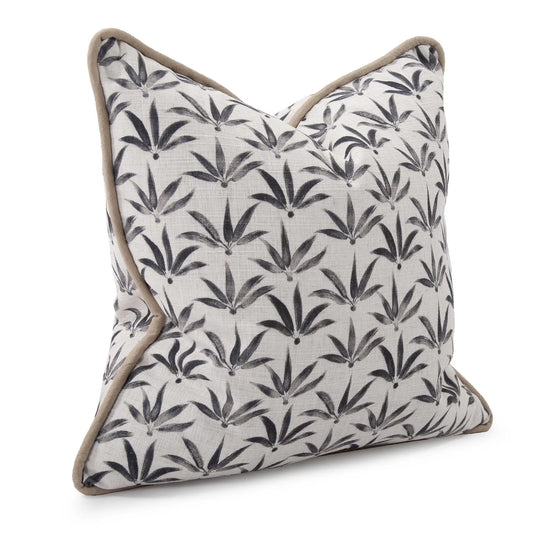 20 x 20 Pillow Hemp Charcoal - Down Insert