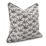 24 x 24 Pillow Hemp Charcoal - Down Insert