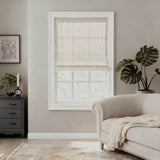 Total Blackout Cordless Roman Shade Linen