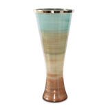 Capri Stripe Flared Glass Vase- Large
