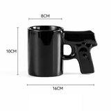 Novelty Gun Handle Ceramic Coffee Mug 350ml