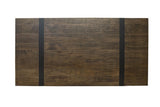 Urban Art Rectangular Dining Table | Industrial Mango Wood Design