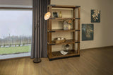 4 Shelves 70" Bookcase - Parota Wood Display Shelving