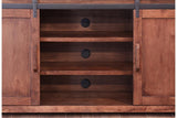 4 Doors 70" TV Stand - Parota Wood Collection | Modern Entertainment