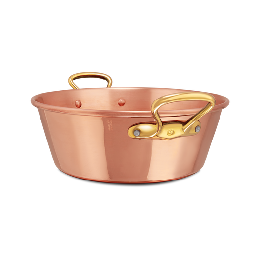 Mauviel M'PASSION Copper Jam Pan With Brass Handles