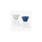 16 Piece Set Round Nesting Glass Storage Containers With Lids, White