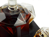 Diamond Whiskey and Wine Decanter, Great Gift! 750ml