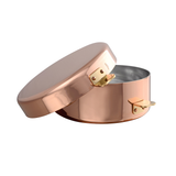 Mauviel M'Tradition Polished Copper & Tin Inside Pomme-Anna Sauce Pan With Brass Handles