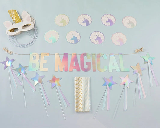 Enchanted Unicorn 49 Piece Party Décor Kit