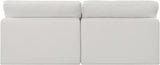 Comfy - Linen Modular Armless Sofa 2 Seats