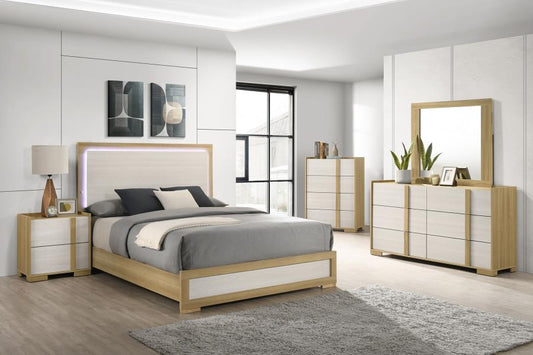 Hyland 4-Piece Queen Bedroom Set Natural