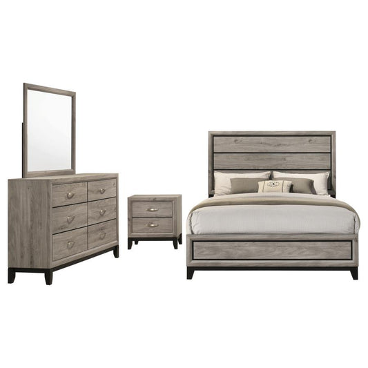 Valen Four-piece Queen Bedroom Set Light Taupe