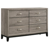 Valen Five-piece Eastern King Bedroom Set Light Taupe