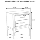 Valen Five-piece Eastern King Bedroom Set Light Taupe