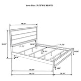 Valen Four-piece California King Bedroom Set Light Taupe