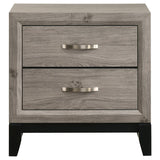 Valen 2-drawer Nightstand Bedside Table Light Taupe