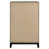 Valen 5-drawer Bedroom Chest of Drawers Light Taupe